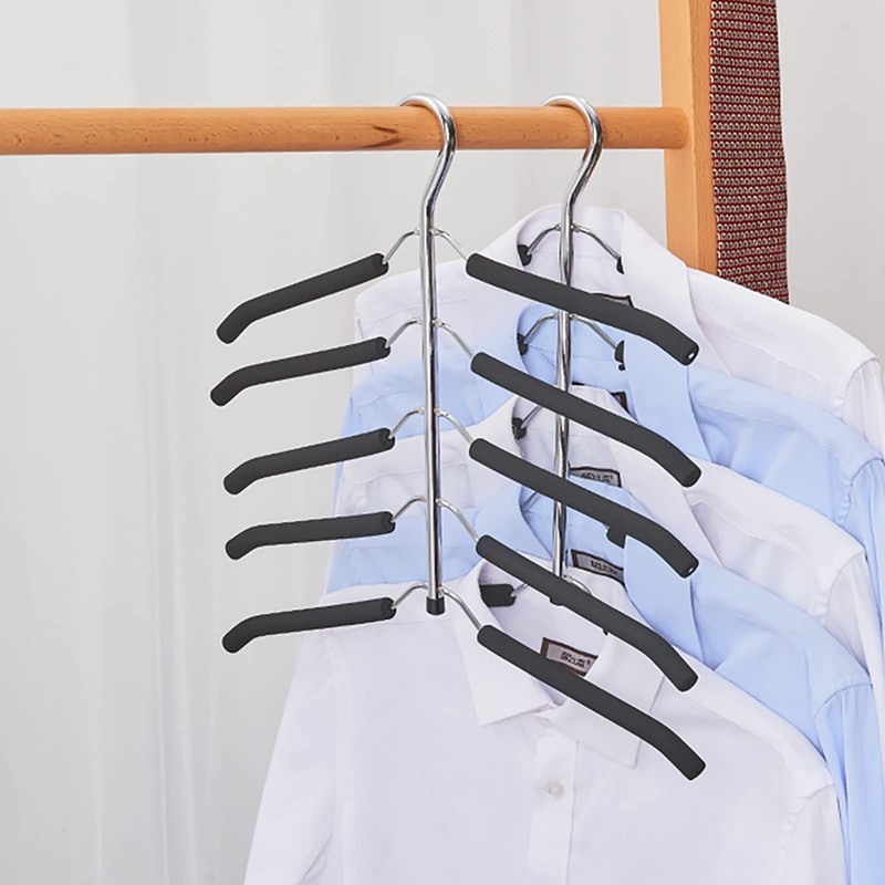 3 Pack 5 in 1 Hangers Blouse Tree Hangers Non