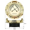 THALASSA 3.8" Boat Hygrometer Thermometer Marine Thermo-Hygrometer – Compact, Flush-Mounted