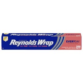 Papel Aluminio Reynolds Wrap, 200 Pies Cuadrados | 12 Inch Kitchen Foil Roll, Grill And Freezer Safe, Ideal For Foil Packets, Grilling, Home Cooking, 