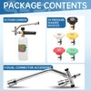 Foam Cannon Dual Connector Accessory, 1/4 Inch Quick Connector, 5