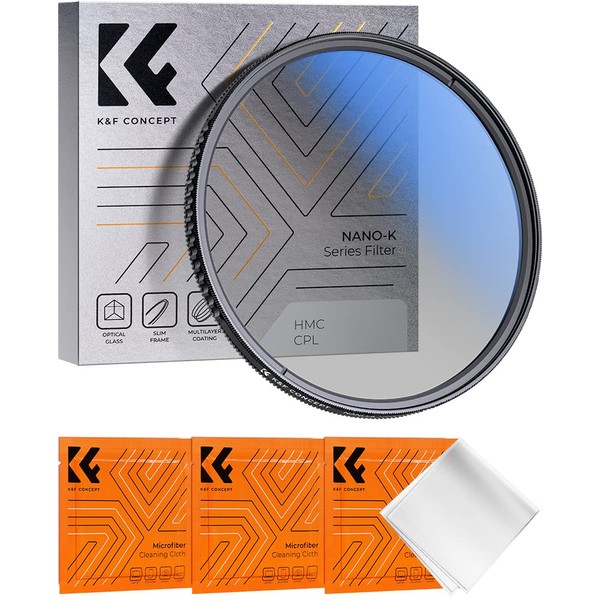 K&F Concept Pro CPL Filter Slim Circular Polarising Filter CPL