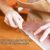 CODIRATO 8 Pieces Leather Edging Tool Stainless Steel Leather Edges