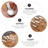 LIFKOME 1 Set Folding Picnic Tableware Portable Stainless Steel Cutlery
