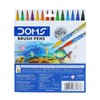 DOMS Non-Toxic Brush Pen in Cardboard Box (14 Assorted Shades