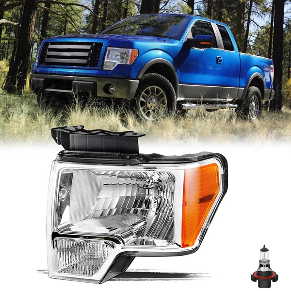 Aosky Headlight Assembly Compatible with 2009 2010 2011 2012 2013