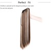 Cybelleza Ponytail Extensions Braid Ponytail Hairpiece Straight Long 55 cm