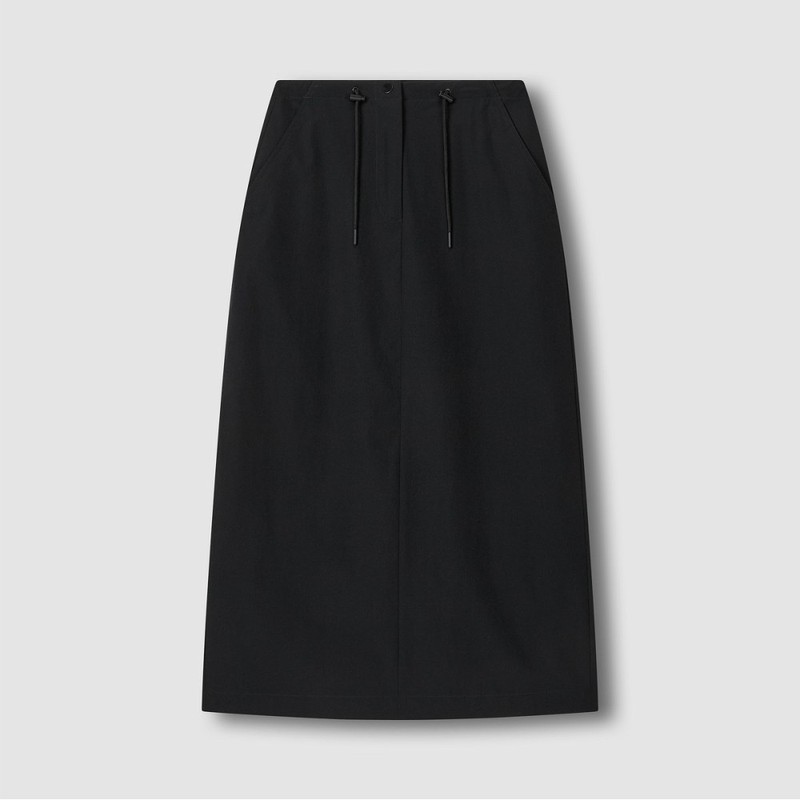 JAJU [JAJU] Women's Crisp Long Slim Skirt (Choose 1 of