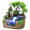 Headery Water Fountains Indoor Tabletop Rockery Fountain Desktop Waterfall Relaxation