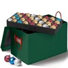 HOLDN’ STORAGE Christmas Ornament Storage Container Box with Dividers –