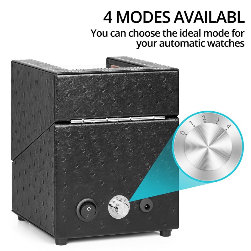 TRIPLE TREE Single Watch Winder Newly Upgraded, with Flexible Plush