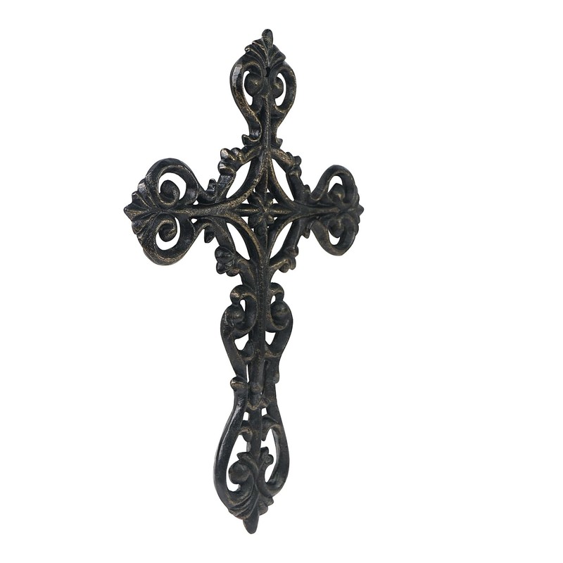 DreamsEden Metal Cross Wall Decor, Small Hanging Art Home Room