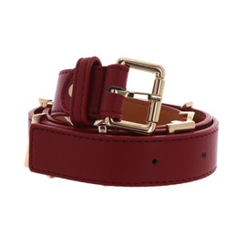 VALENTINO Emma Winter Belt W100 Rosso / Oro - Can be Shortened, Rosso / Oro