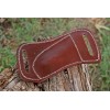 SHEATH GENUINE LEATHER HAND CRAFTED BELT SHEATH HOLSTER FOR Folding