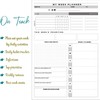 ADHD Organization Planner for Adults: The 6 Month Undated Weekly