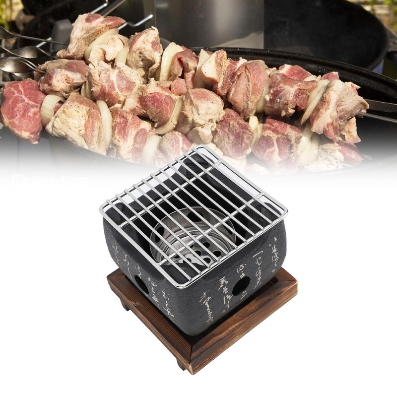 Japanese Hibachi Grill, Script Food Charcoal Stove Japanese Barbecue Grill,