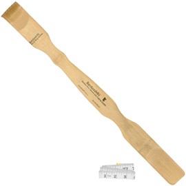 Bamboo Back Scratcher Shoe Horn 17" & Tape Measure - 2 Total Units