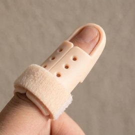 SUPVOX férula de Dedo Artritis férula de Dedo Soporte de Apoyo férulas de protección para enderezar Dedos Rotos protección de Las articulaciones Beige Talla m