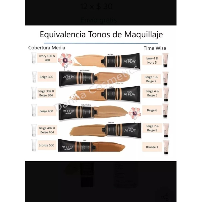Mary Kay Kit Maquillaje Líquido Y Desmaquillante Mary Kay
