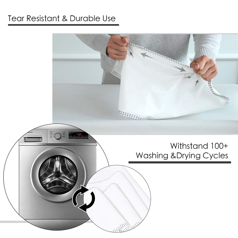 TILLYOU Waterproof Changing Pad Liners 6 Pack, 100% Cotton Reusable
