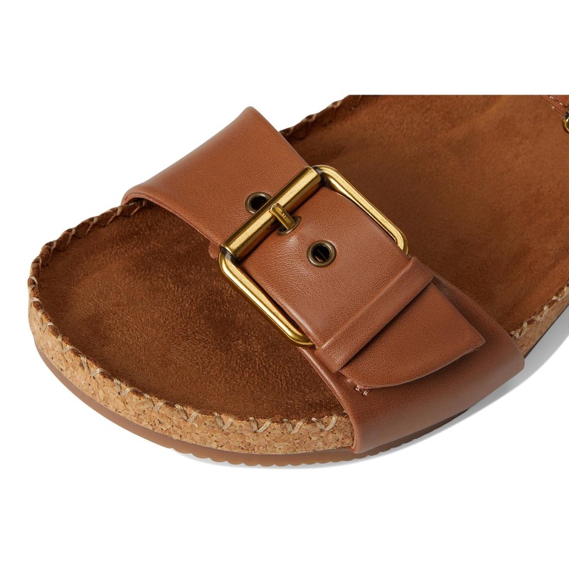 Eurosoft Women's Gypsy Flat Sandal, Luggage, 9