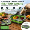 Collapsible Cutting Board & Dish Basin for Camping – Foldable
