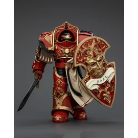 GWTCTOY JoyToy GW 40K Original License 1:18 Action Figure, Blood Angels Crimson Paladins Squad Crimson Paladin 2, 13 cm Kits for Collectible Action Figures