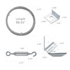 HOME MASTER HARDWARE 2 Pack Anti Sag Gate Kit for
