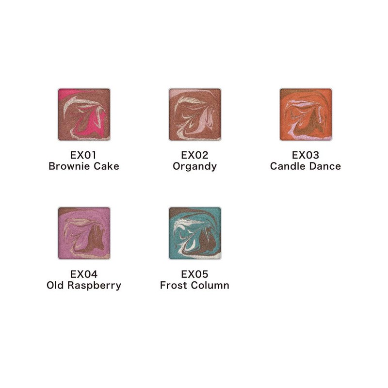 Lunasol EX01 Merging Color Eyes Eyeshadow, Brownie Cake, 0.06 oz