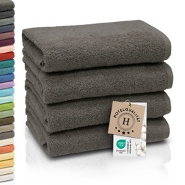 Zollner Set of 4 hand towels, 50 x 100 cm, 100% cotton, 420 g/m², 319