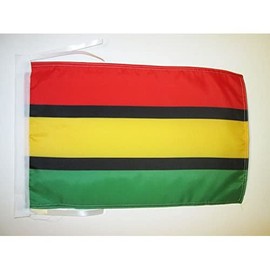 Dinka people in South Sudan Flag 18'' x 12'' cords - Jieng SMALL flags 30 x 45cm - Banner 18x12 in - AZ FLAG