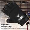 WFX Tough Fingerless Performance Gloves Protection Work Gloves, Padded Palm,