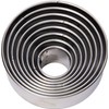 Gobel 880101 Box Plain Round Designs 8 Pieces Stainless Steel