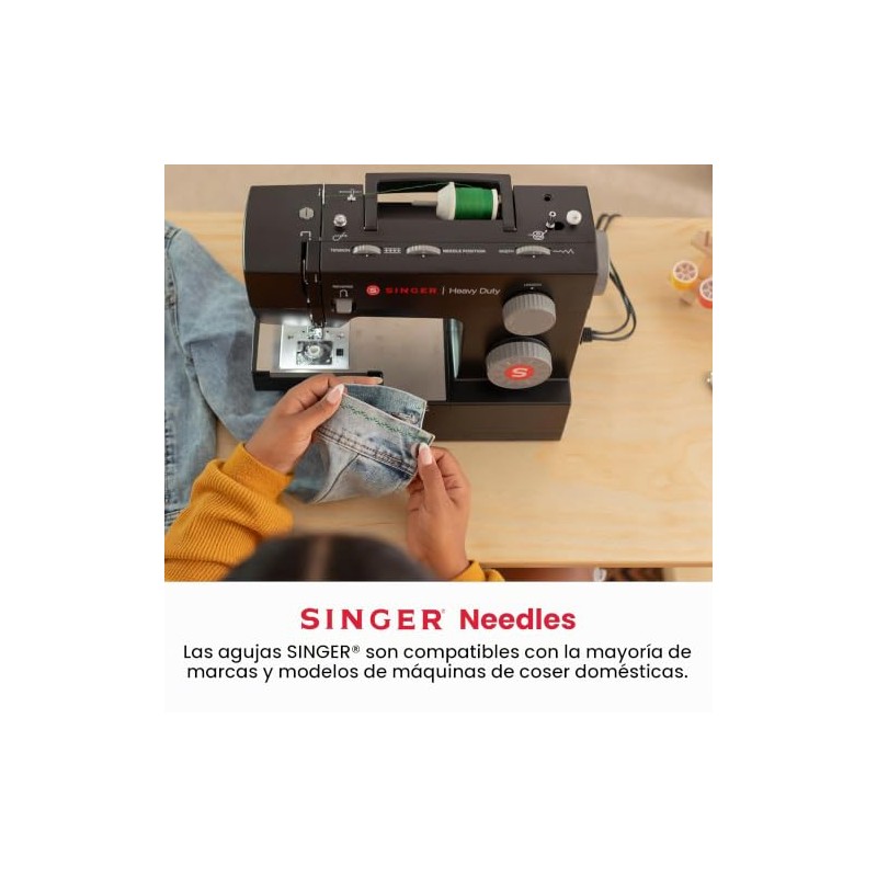 SINGER 04801 Agujas universales para máquina de coser, 1 Paquete