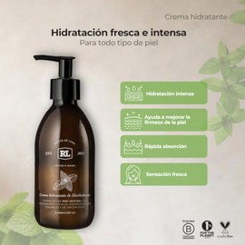 CREMA HIDRATANTE NATURAL ORGANICA DE HIERBABUENA MS.LADY