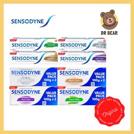 Sensodyne Toothpaste Value Twin Pack 100g x 2  / Single Pack 100g (Fresh Mint/Gum Care/Gentle Whitening)