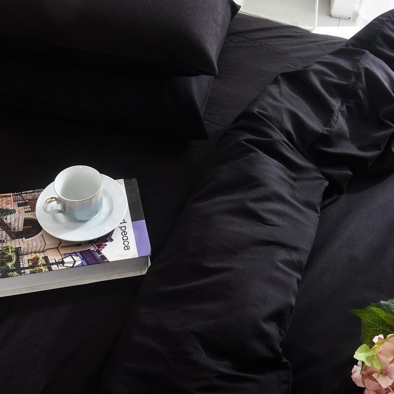 WEAVERS: 3-Piece Luxurious Microfiber Duvet Set - Super Soft Cotton-like