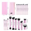 MAANGE 20 Pcs Makeup Brushes with Gift Box, Double-End Multi-functional