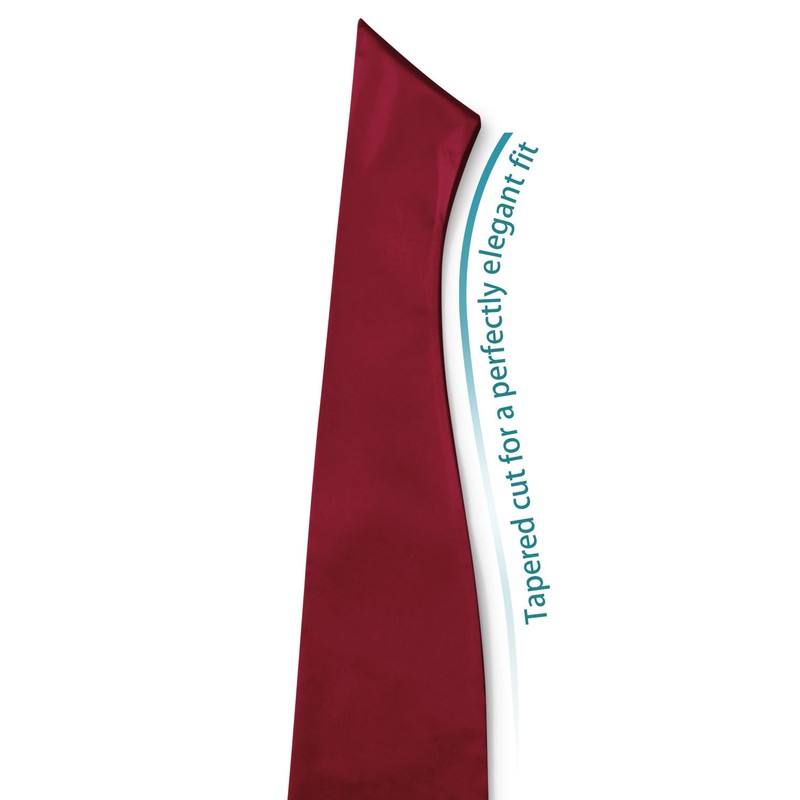 Endea Maroon Graduation Stole - Plain Color, Unisex, 62" Graduation
