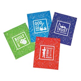 Fun Express Construction VBS Tube Bandanas – Fun & Vibrant Apparel Accessories Vacation Bible School Construction-Themed Parties & Group Activities – Perfect for Kids Crafts Celebrations – 12 Pieces