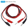 PATIKIL 4mm Banana Plug to Alligator Clip Test Leads Set,