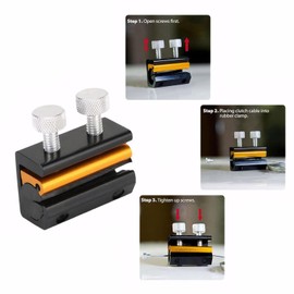 Double-Headed Cable Luber Tool for Brake Cable Lubrication,Cable Lube Dispenser Tools for Motorcycles Bicycle Scooter,Universal Motorcycle Tools Cable Lube (Black)