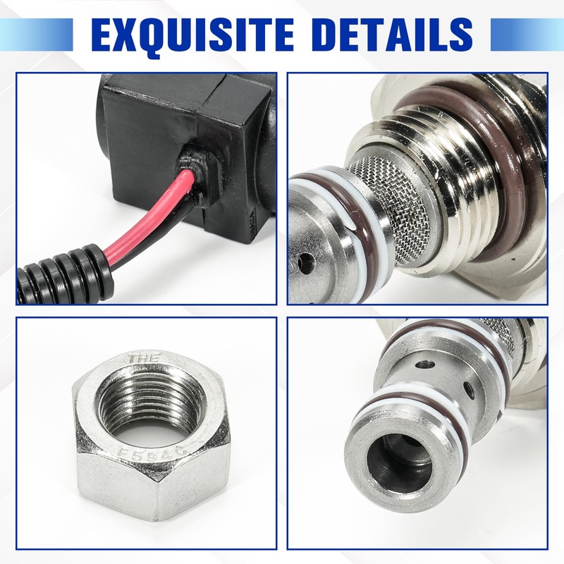 Kozlira Solenoid Valve Coil and Hydraulic Spool Valve Stem Element