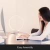 Brightech Circle - LED Modern Bedroom Nightstand Lamp - Super