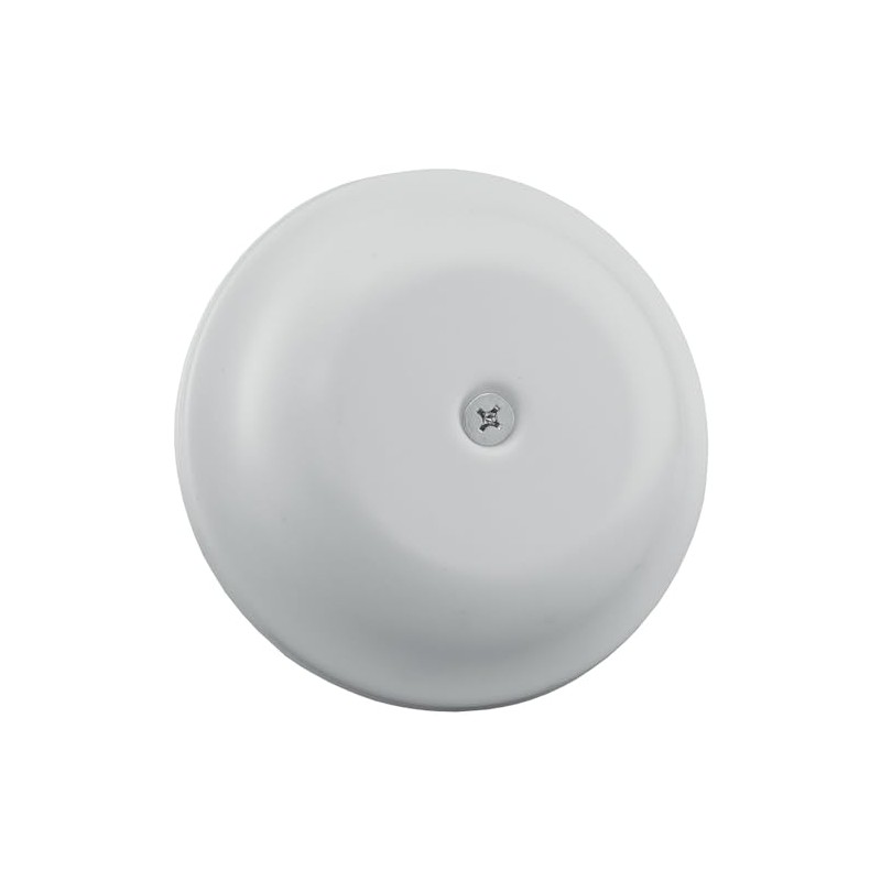 7-1/4 OD White Plastic Bell Cleanout Cover Plate