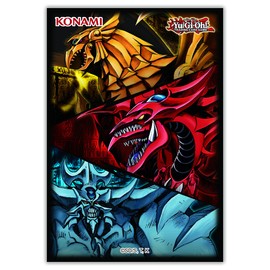 Yu-Gi-Oh! Trading Card Game Slifer, Obelisk, & Ra Card Sleeves - German Edition YGO-J21Slvs