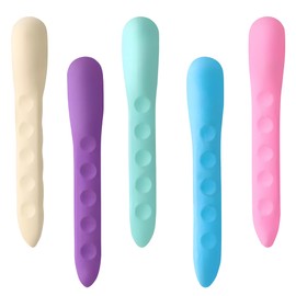 Colorful Soft Rubber Eraser Grip, 5 Pack Novelty Durable Pencil Erasers for Kids and Students, Cute Fun Stationery Pencil Rubber Set for School, Drawing, Writing, and Study Supplies