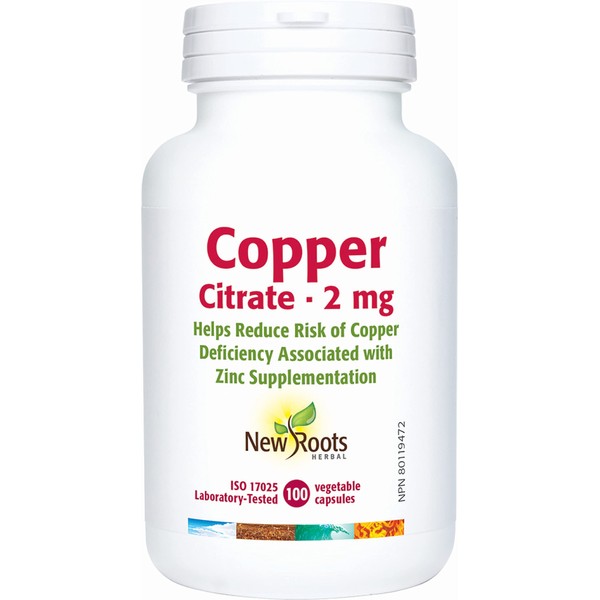 NEW ROOTS HERBAL New Roots Herbal - Copper Citrate 2mg,