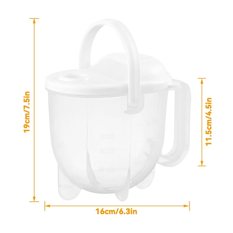 Rice Washer, Rice Washer Strainer Bowl Rice Cleaner Bowl Rice