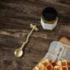 Gold Retro Dragonfly Coffee Spoon Teaspoon Stainless Steel Tableware Creative