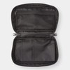 MUJI 02869175 Nylon Book Shaped Pouch, Black, Approx. 4.7 x